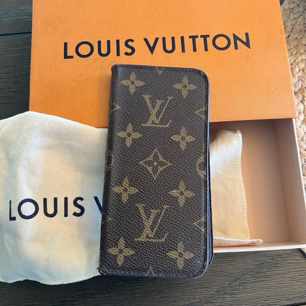 Louis Vuitton iPhone X folio case